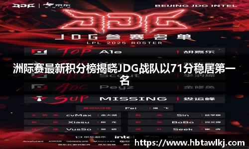 洲际赛最新积分榜揭晓JDG战队以71分稳居第一名
